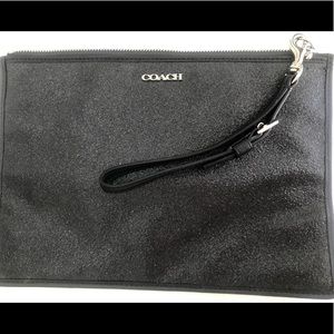 Coach Legacy Flap Glitter Clutch